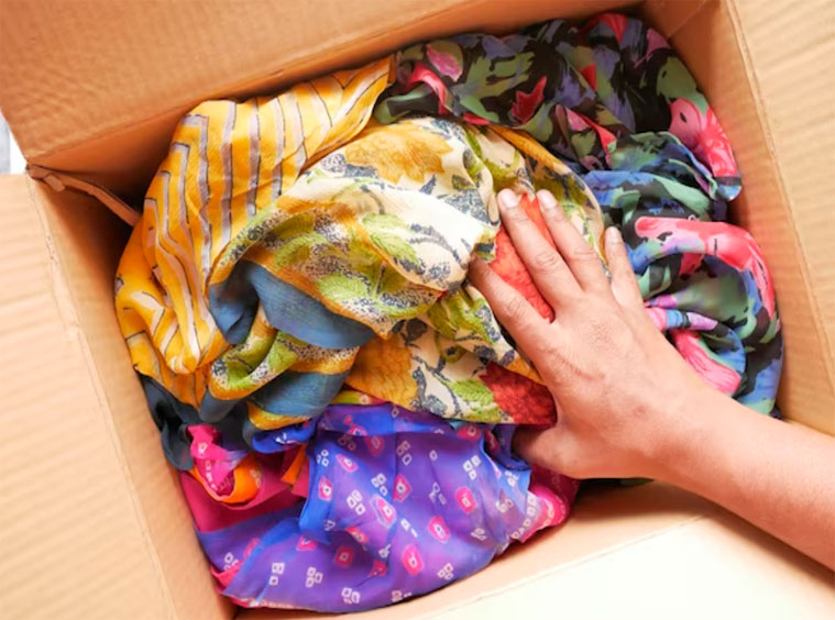 empacar ropa que no cuelga