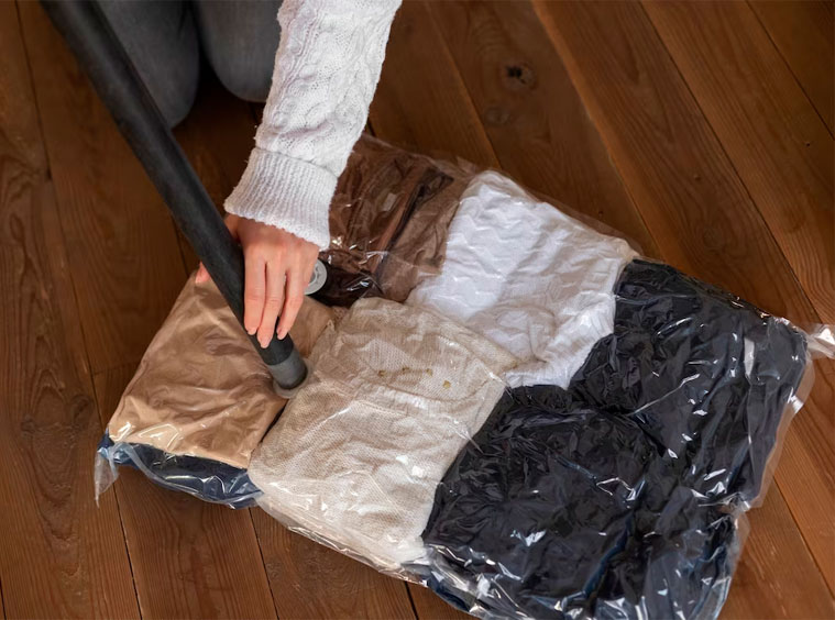 envoltura de plastico para ropa